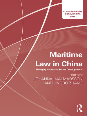 cover image of Maritime Law in China